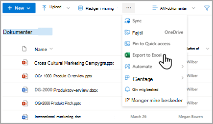 Skærmbillede, der arbejdes med alle versioner af SharePoint, one.png