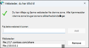 Eksempel på GPO-domæne