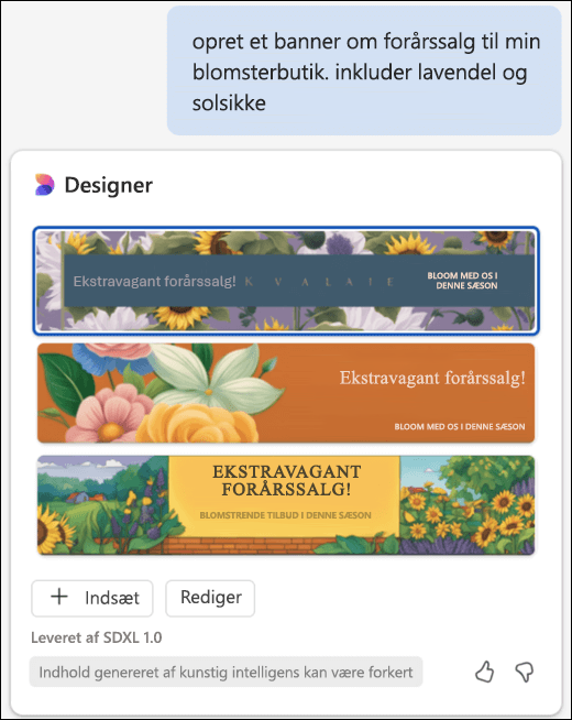 Brugerdefineret banner designet af Copilot.
