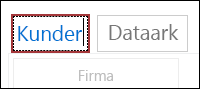 Tekst til listevisning ændret til Kunder