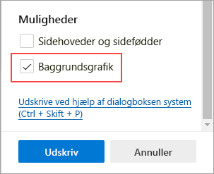 Vælg baggrundsgrafik