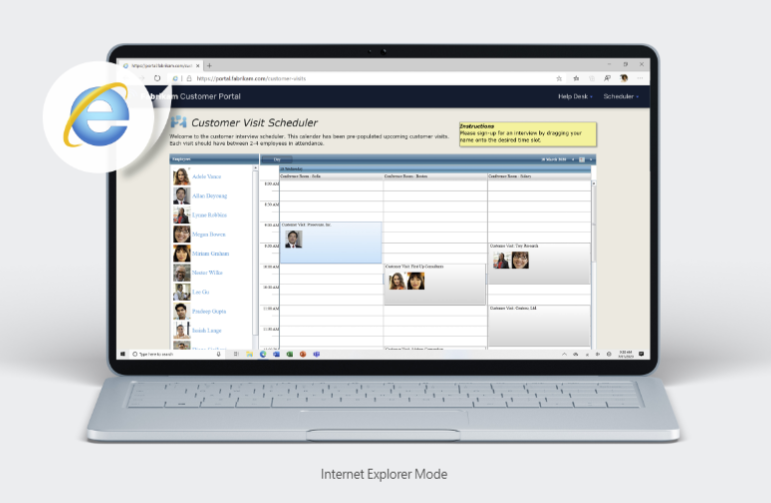Du kan aktivere Internet Explorer-tilstanden for at få vist visse websteder i Microsoft Edge.