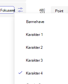 Vælg karakter