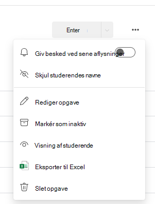 Skærmbillede af meddelelsesindstilling.
