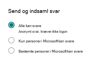 Skærmbillede af indstillingen alle.