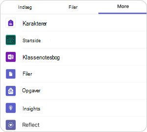 Gå til Reflect-appen på din enhed for at indsamle svar.