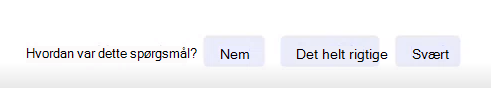 Skærmbillede af bedømmelse.