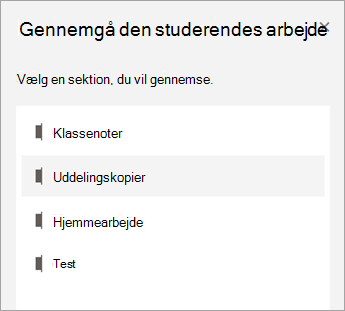Vælg en sektion, du vil gennemse.