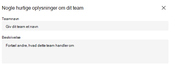 Oplysninger om klasse