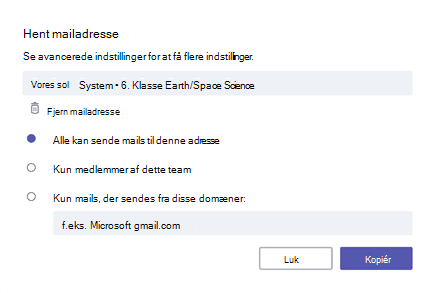 Få mail