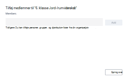 Tilføj medlemmer