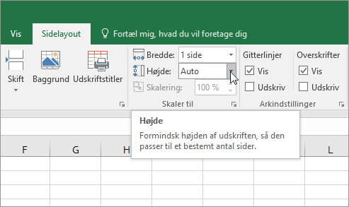 Skaler til