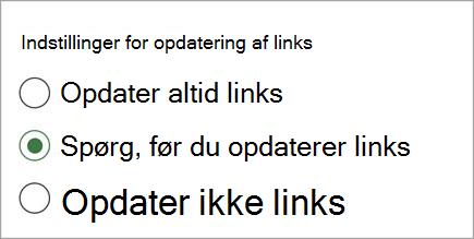 skærmbillede af indstillinger for opdatering af link one.jpg