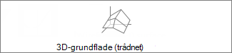 3D-grundfladediagram (trådnet)