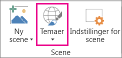 Indstillingen Temaer for 3D-Kort