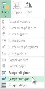 Fastgøre til figur