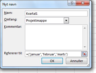 Dialogboksen Nyt navn