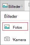 Vælg billeder