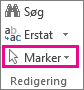 Vælg i gruppen Redigering