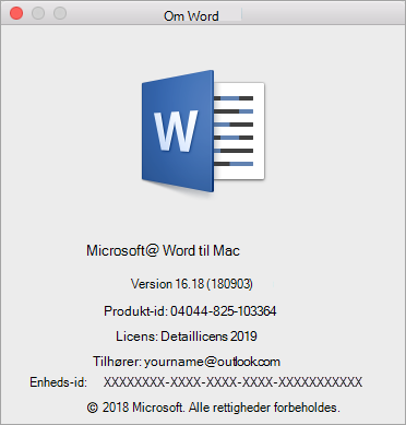 Om Word-dialogboksen
