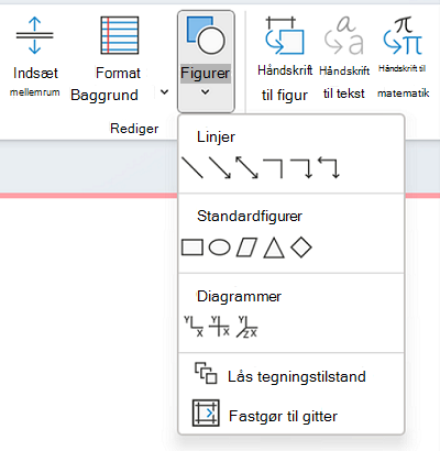 Brug figurbibliotek til at tegne en figur