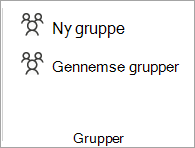 Vælg Gennemse grupper på båndet