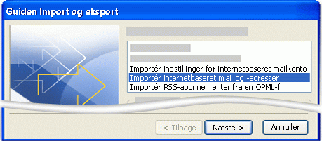 Guiden Import og eksport