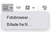 Indsæt billede i signatur i Outlook til Mac