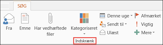 Indsnævre dine søgeresultater med indstillingerne for afgrænsning af gruppe