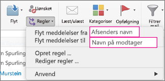 Regler: Flyt meddelelser...