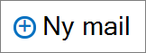 Et skærmbillede viser kontrolelementet Ny mail, der bruges til at oprette en mail.