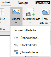 Indsæt billedplacering på båndet.