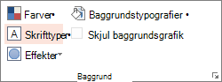 Indstillinger for baggrund
