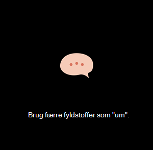 Live feedback under afprøvningen