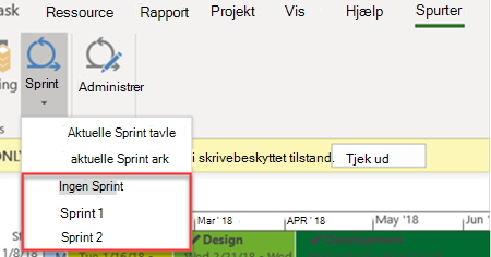 Sprintvisninger
