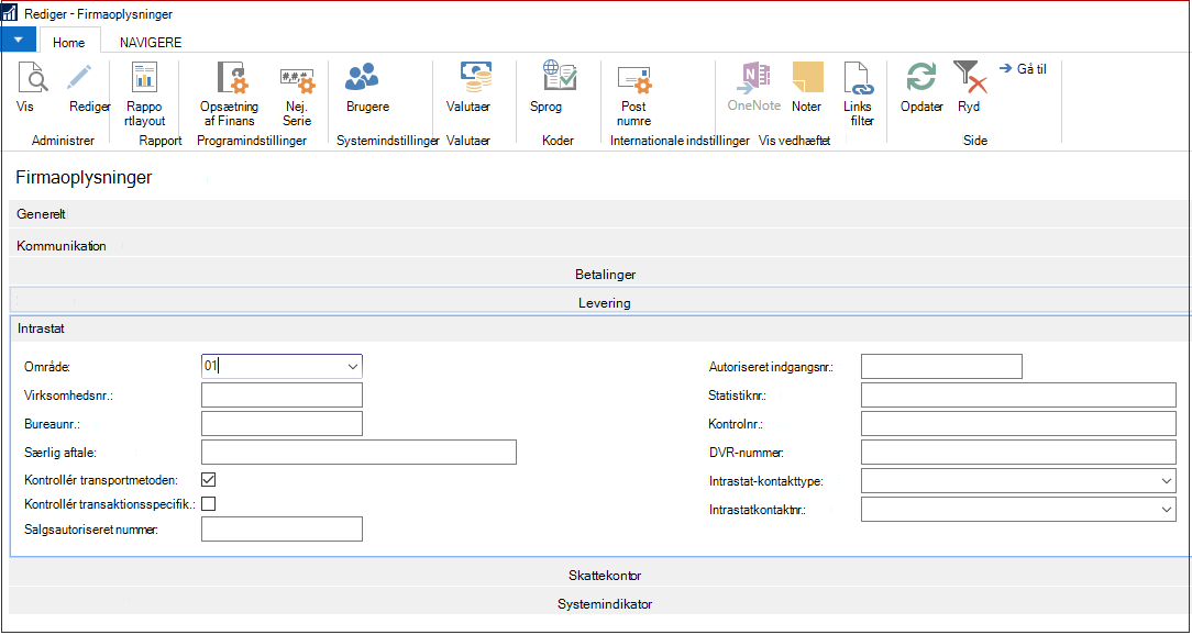 Firmaoplysninger