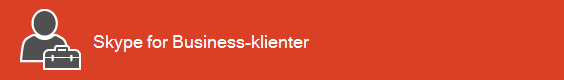 Landingsside for Skype for Business-klientressourcerSkype
