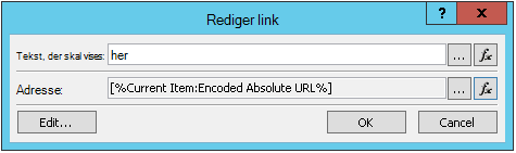 Indsætte link for aktuelt element 2