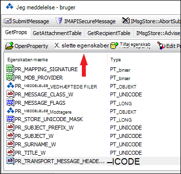 Brug OutlookSpy til at slette den PR_TRANSPORT_MESSAGE_HEADERS egenskab.