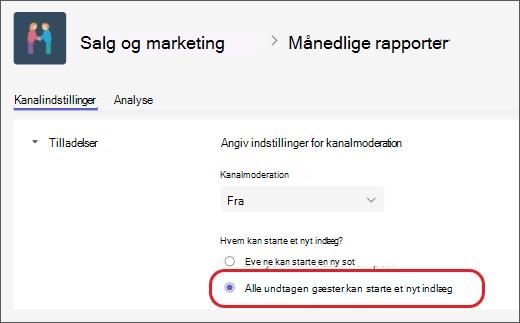 kanalmoderation udelukker gæster