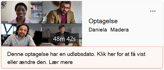 Udløbsoptagelse af chiclet