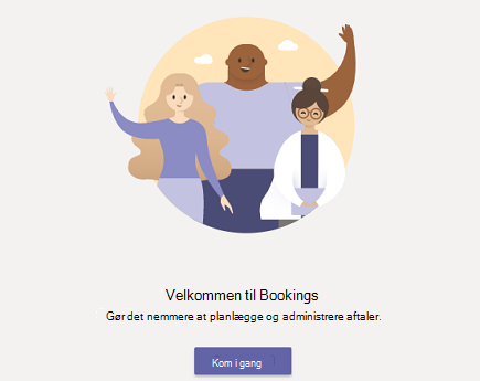 Velkommen til Bookings i Microsoft Teams