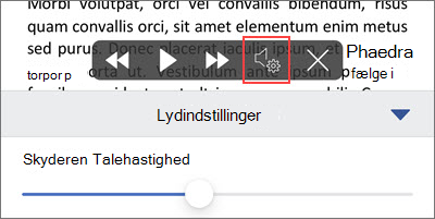 Øge eller mindske læsehastigheden