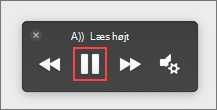 Vælg Pause