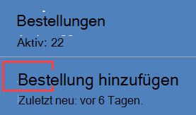 Verwenden einer Bezeichnung als Befehl