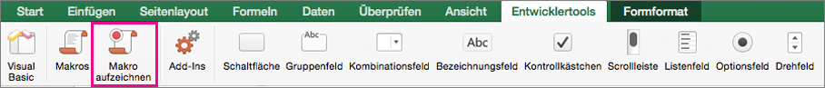 Excel für Mac, 