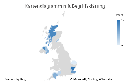 Excel Map Chart Disambiguous data chart Disambiguous data chart