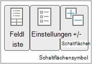 Menübandbefehle in der Gruppe Anzeigen