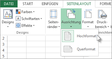 Klicken Sie auf der Registerkarte 'Start' auf 'Ausrichtung'