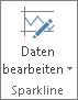 Schaltfläche 'Daten bearbeiten' in der Gruppe 'Sparkline'